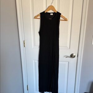 Wilfred Black Sleeveless Maxi Dress